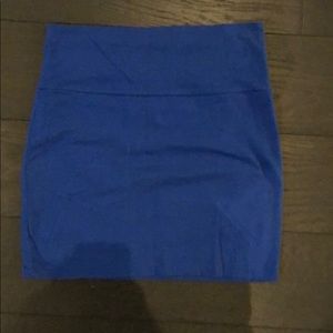 High waisted mini skirt